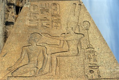 ハトシェプスト女王の倒れたオベリスクの詳細 作： Egyptian 18th Dynasty