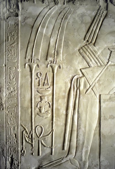 エジプトの古代遺跡：ヒエログリフ。ケルーエフの墓（TT192）（第18王朝 作： Egyptian 18th Dynasty