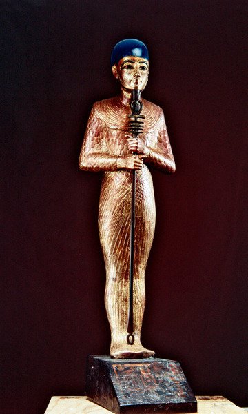 新王国ツタンカーメンの墓から出たプタ神の像 作： Egyptian 18th Dynasty