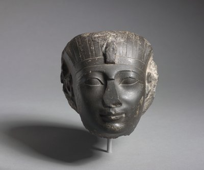 ハトシェプスト女王の頭、紀元前1479年から1457年頃 作： Egyptian 18th Dynasty