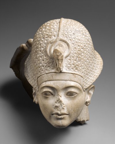ツタンカーメン首長、紀元前1336年〜27年頃（石灰岩） 作： Egyptian 18th Dynasty