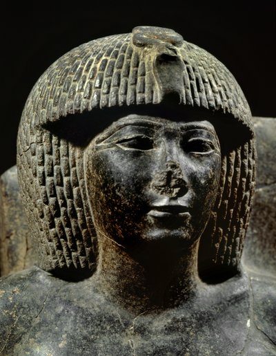 ファラオ・トゥスモシス4世（黒御影石） 作： Egyptian 18th Dynasty