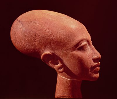 アケナテン国王の娘の肖像胸像（紀元前1353-1337年）紀元前1375年頃（97985も参照） 作： Egyptian 18th Dynasty
