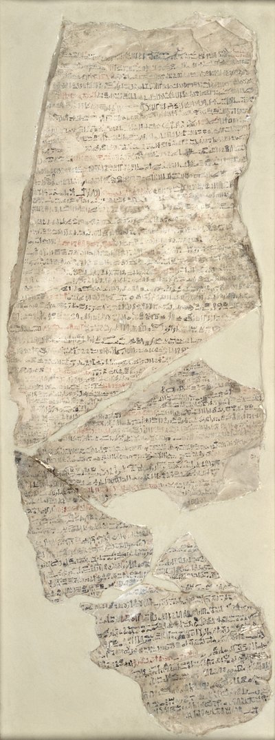 Sinuheオストラコン、新しい王国（石灰岩） 作： Egyptian 18th Dynasty