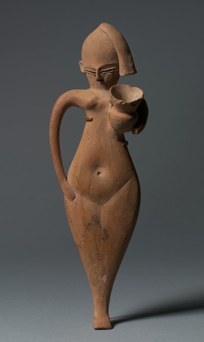 サービングガールの小像、紀元前1323- 1186年 作： Egyptian 18th Dynasty