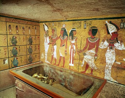 ニューイングランド、ツタンカーメンの墓の埋葬室 作： Egyptian 18th Dynasty
