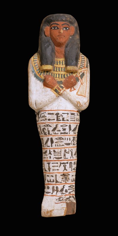 第18王朝末期、ハプヤーのウシェブティ像... 作： Egyptian 18th Dynasty