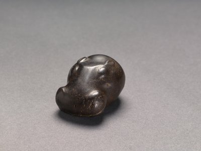 カバの頭の形の重量、紀元前1540年から1296年頃 作： Egyptian 18th Dynasty