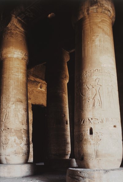 新しい王国、最初のHypostyleホールのインテリア 作： Egyptian 19th Dynasty