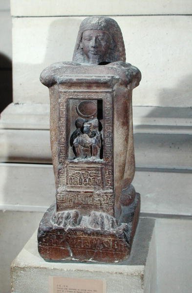 筆記者の無慈悲な彫像、カー、ナトのトート神、ニューキングダム、c.1279-1212紀元前（石英） 作： Egyptian 19th Dynasty