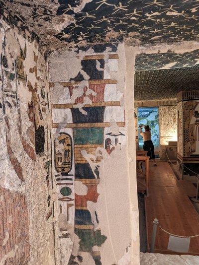王妃の谷、ネフェルタリの墓 (壁画) 作： Egyptian 19th Dynasty