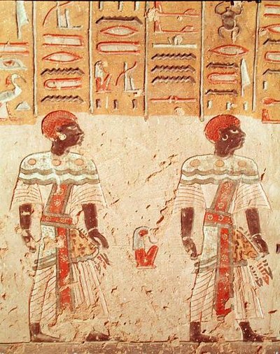 ヌメアン、ラムセス3世の墓から（紀元前1184-1153年）新王国 作： Egyptian 20th Dynasty