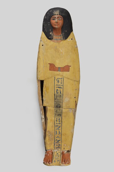 アメネムハト王子の棺（木、塗料、スタッコ 作： Egyptian 21st Dynasty