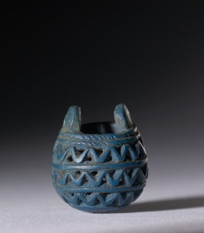 お守りとしてのモデルバスケット、c.1069-945 BC 作： Egyptian 21st Dynasty
