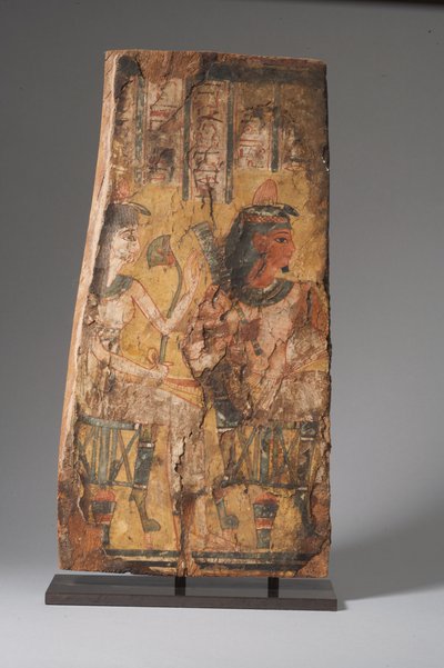 石棺パネル、第3中期（塗装木材）（234374も参照） 作： Egyptian 21st Dynasty
