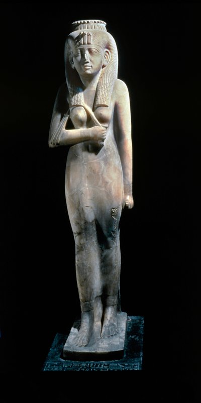 アメニルディスI（アラバスターと玄武岩） 作： Egyptian 25th Dynasty