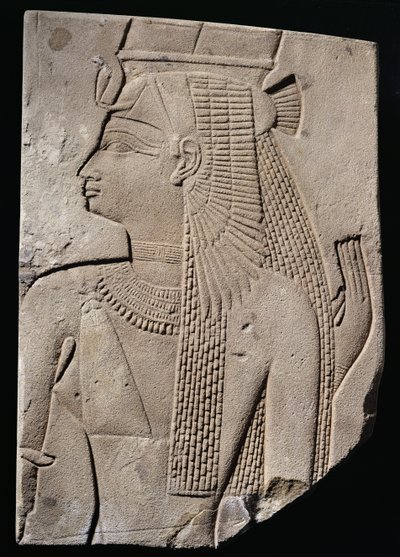 神の配偶者の救済、後期、紀元前780〜656年（砂岩） 作： Egyptian 25th Dynasty