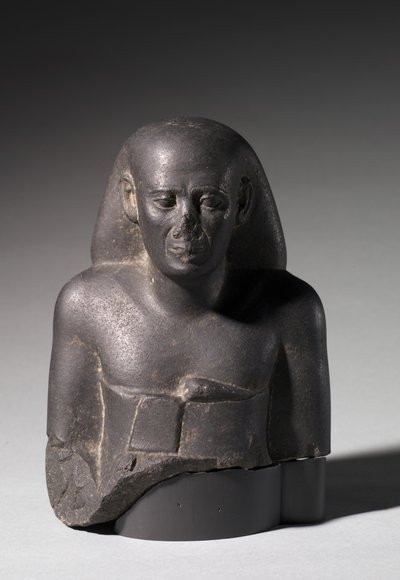 アンクホルの胸像、後期、紀元前525〜404年 作： Egyptian 27th Dynasty