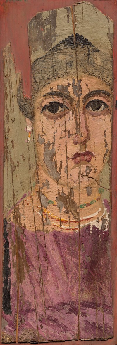 女性の肖像 作： Egyptian 2nd Century