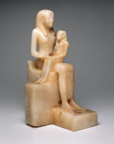 Pepy IIと彼の母女王Meryreankhnes、おそらく旧王国サッカラ出身（方解石） 作： Egyptian 6th Dynasty Egyptian 6th Dynasty