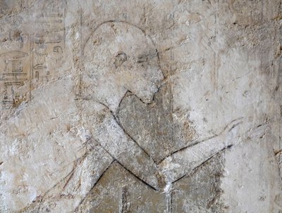 男性のデッサン、ラモースの墓 作： Egyptian Egyptian