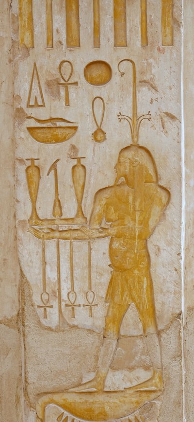 ハトシェプスト葬祭殿、デイル・エル・バハリ 作： Egyptian Egyptian
