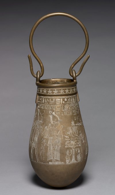 装飾されたシチュラ、紀元前305〜30年 作： Egyptian Ptolemaic Period