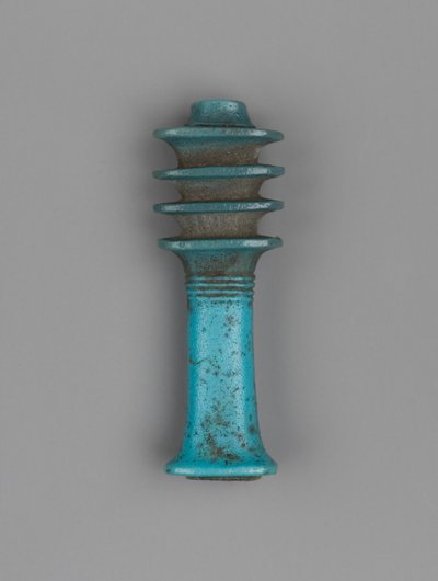 DJEDアミュレット（陶器） 作： Egyptian Ptolemaic Period