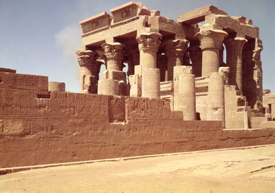 ソベック神殿とハロエリス神殿 作： Egyptian Ptolemaic Period