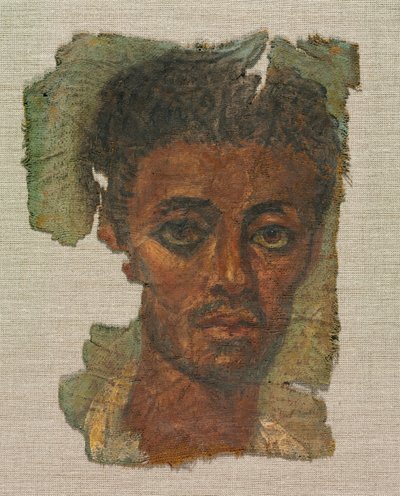 男の葬儀の肖像、c.138-192 作： Egyptian School