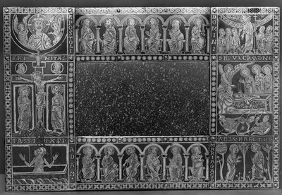 聖モーリシャスのポータブル祭壇 作： Eilbertus of Cologne (fl.1129 60)