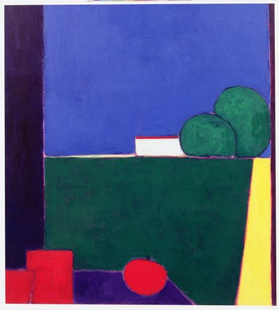 トスカーナの夕方（紙にアクリル） 作： Eithne Contemporary Artist Donne