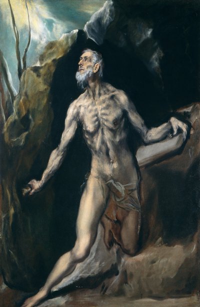 聖ジェローム 1610-1614年頃 油彩・カンヴァス 作： El (1541-1614) Greco