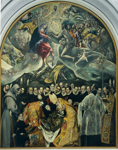 オルガス伯爵の埋葬 作： El (1541-1614) Greco