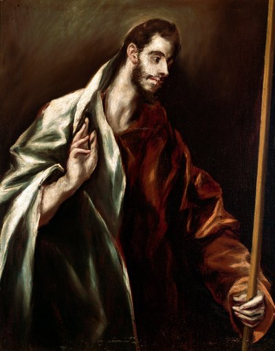 アポトレ・セント・トーマスドメニコス・テオトコプーロス（エル・グレコ）（1540-1614）の絵画 作： El Greco