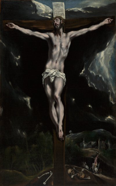 十字架のキリスト 作： El Greco