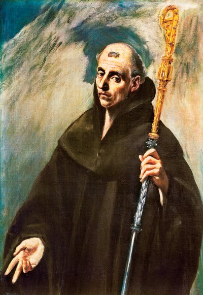 ヌルシアの聖ベネディクトの肖像 作： El Greco
