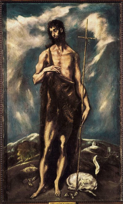 洗礼者聖ヨハネ 1600-05年頃 （油彩・キャンバス 作： El Greco
