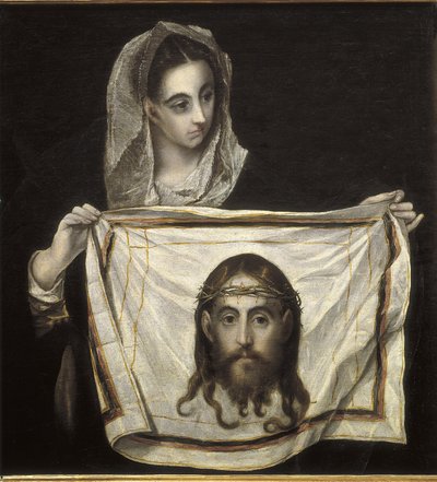 聖ベロニカとベール 作： El Greco