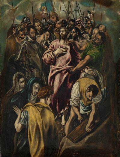 キリストの脱衣」1600年頃（油彩・キャンバス 作： El Greco