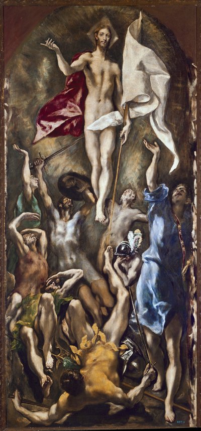 キリストの復活（油彩・キャンバス 作： El Greco