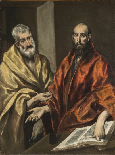 セントピーターとセントポール、1605〜8年頃 作： El Greco