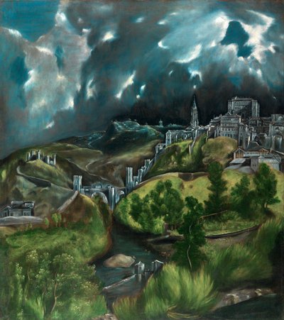 トレドの眺め 作： El Greco