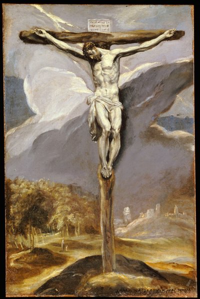 十字架上のキリスト 作： El Greco
