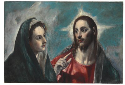 キリストが母親を離れる 作： El Greco
