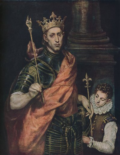 セントルードウィグ、セントルイス、c1585-1590、1938 作： El Greco