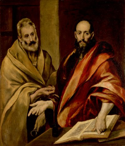 使徒ピーターとポール 作： El Greco