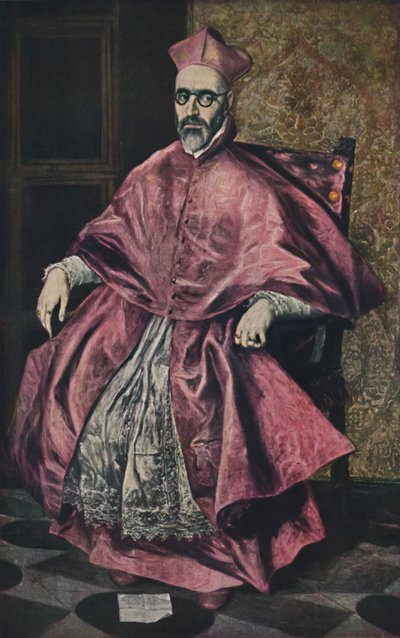 ドンフェルナンドニーノデゲバラ、ニーノデゲバラ枢機卿の肖像、1598年、1938年 作： El Greco