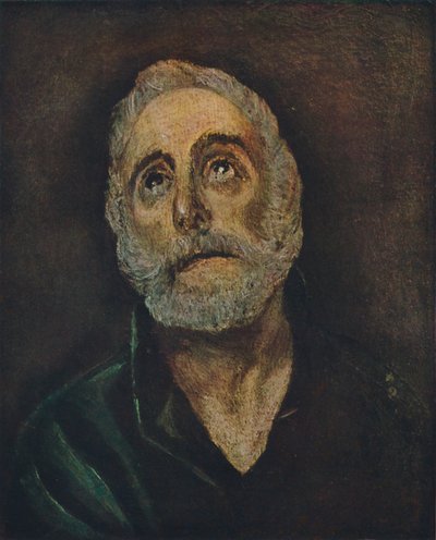 聖ペテロ、聖ペテロ、c1590-1600、1938 作： El Greco