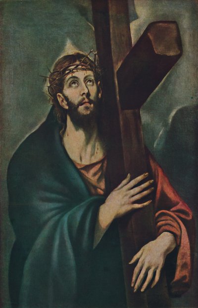 十字架を運ぶキリスト、c1577-1587、1938 作： El Greco